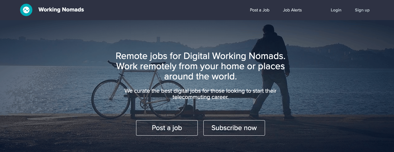 Working Nomads Digital Nomad Jobs