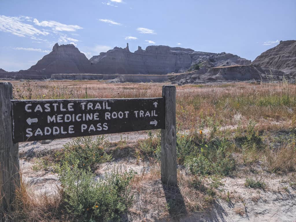 Castle Trail Badlands, South Dakota