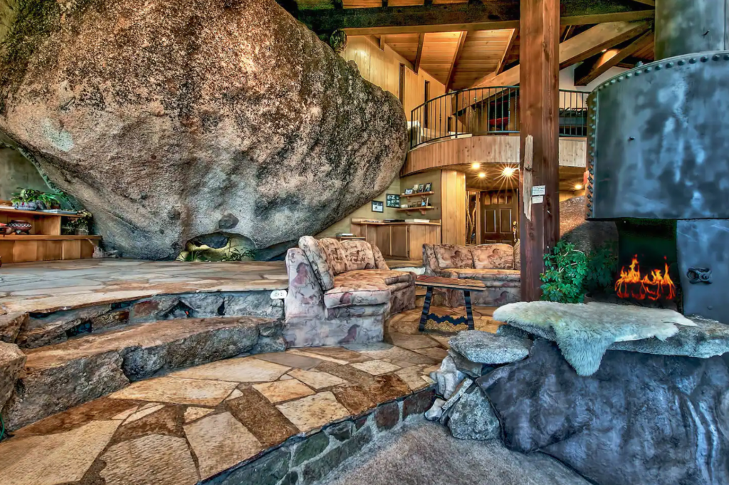 Unique Cave Home In South Lake Tahoe, California.