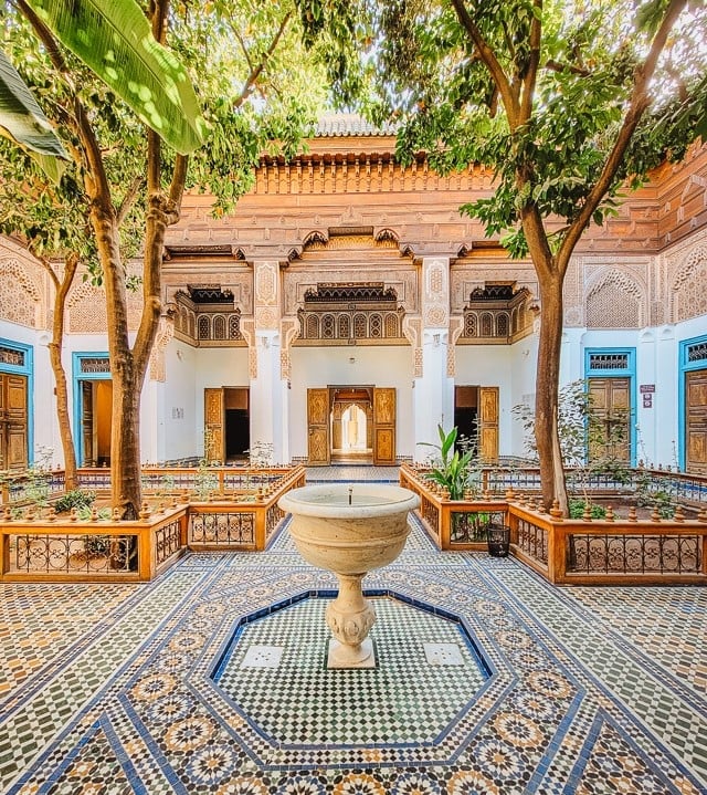 一月份去摩洛哥旅游时，一定要住在马拉喀什这样的旅馆里。