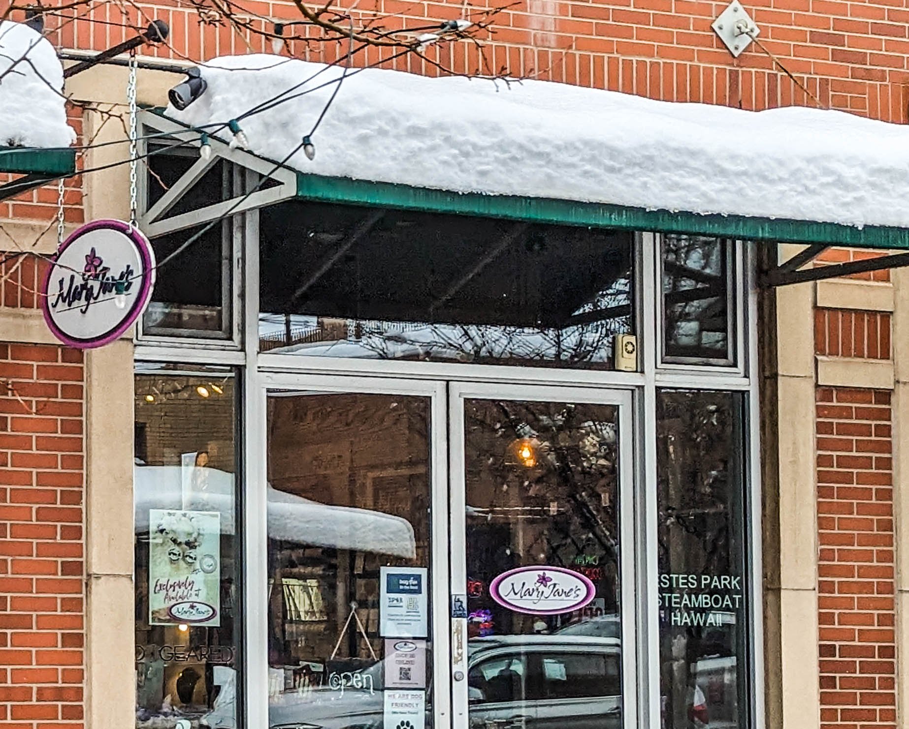 Mary Jane's Boutique store in downtown Steamboat - a great place to go shopping.