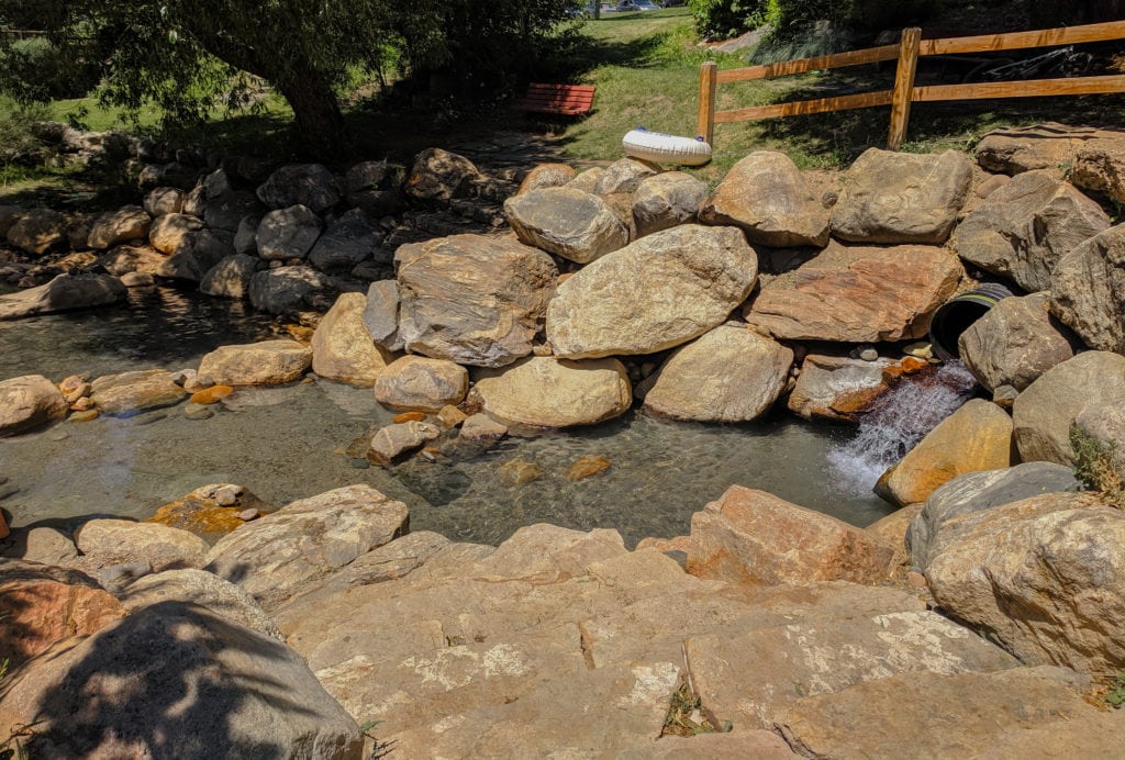 Hippie hot springs is a local's favorite located in downtown Steamboat Springs.