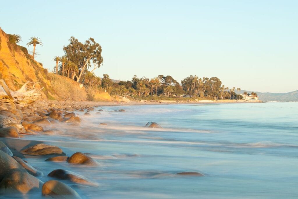 Santa Barbara is one of the more famous beaches in California.
