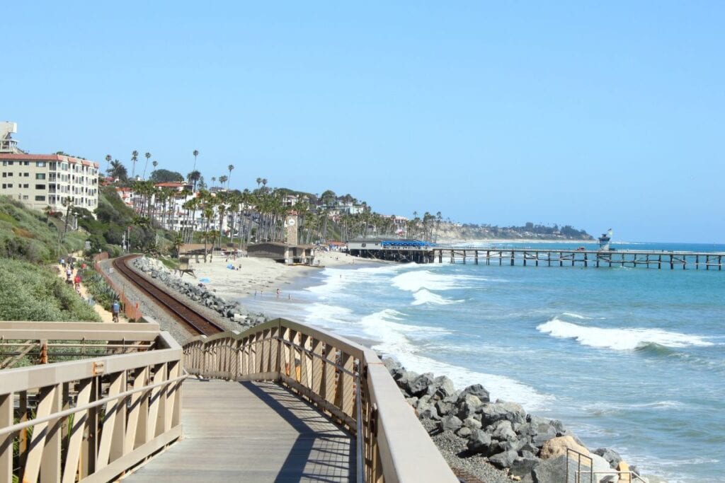 San Clemente, located at the southernmost point of Orange County, is another excellent warm beach destination in California. 